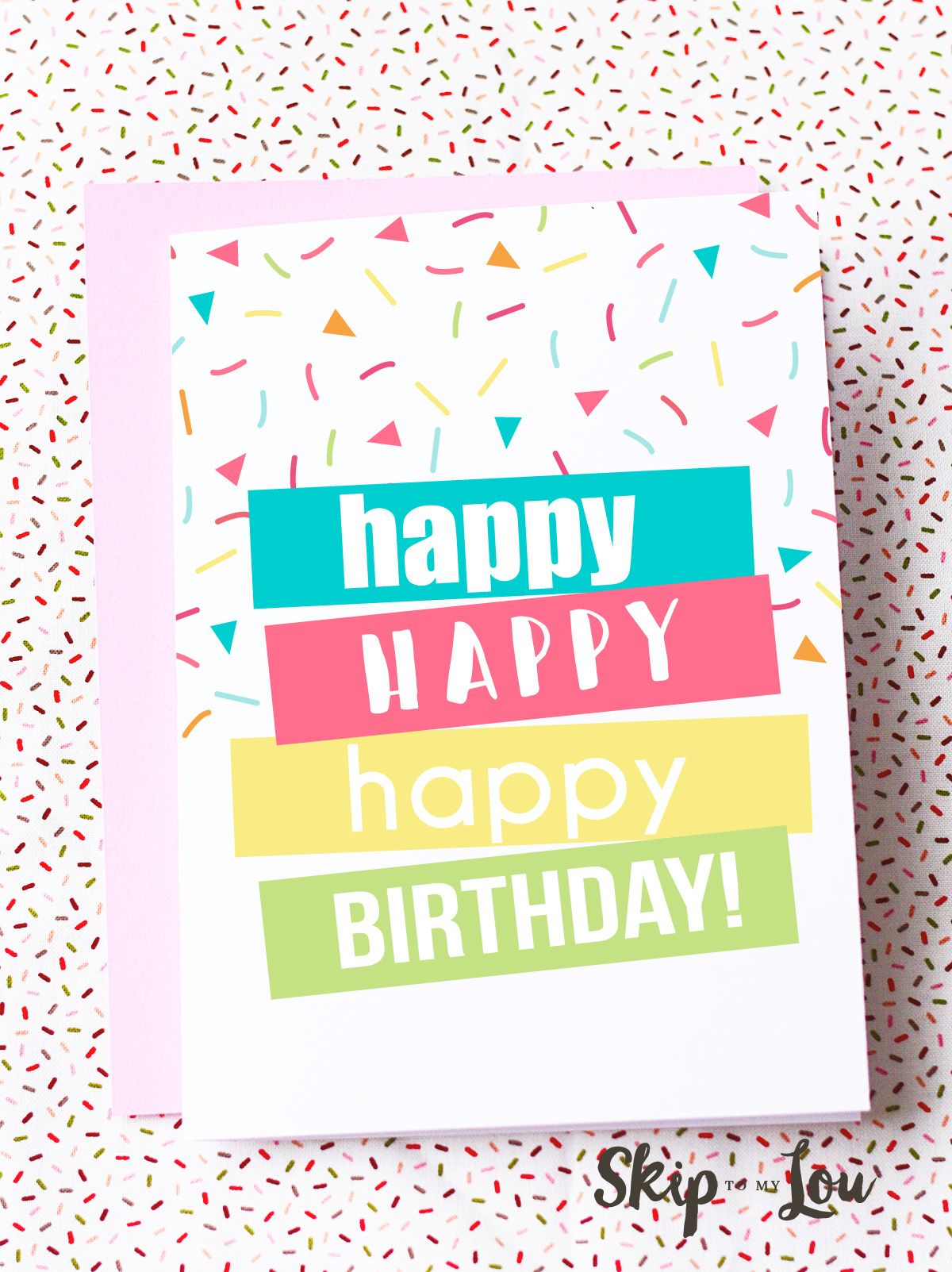 Printable Birthday Cards For Him Or Her Print Happy Birthday Card Black And White Birthday
