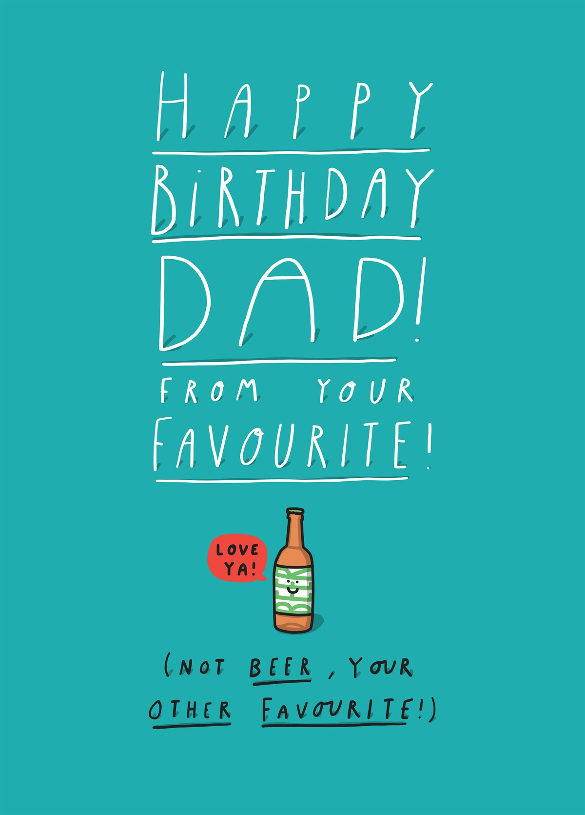 Printable Birthday Cards For Dad Free