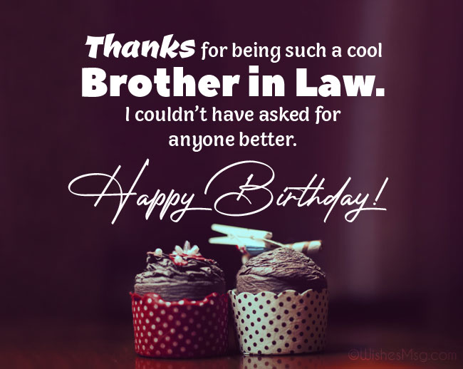 Happy Birthday Brother In Law Card With Wishes Messages And Greetings