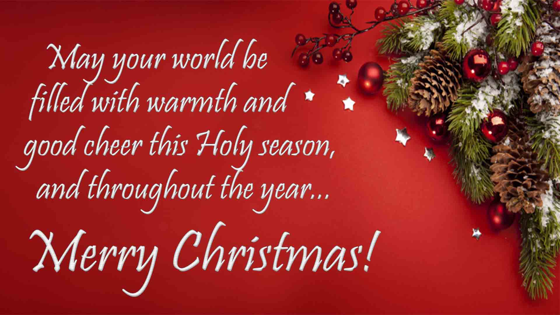 Merry Christmas Song, Wishes, Messages, Images, Quotes and Cards